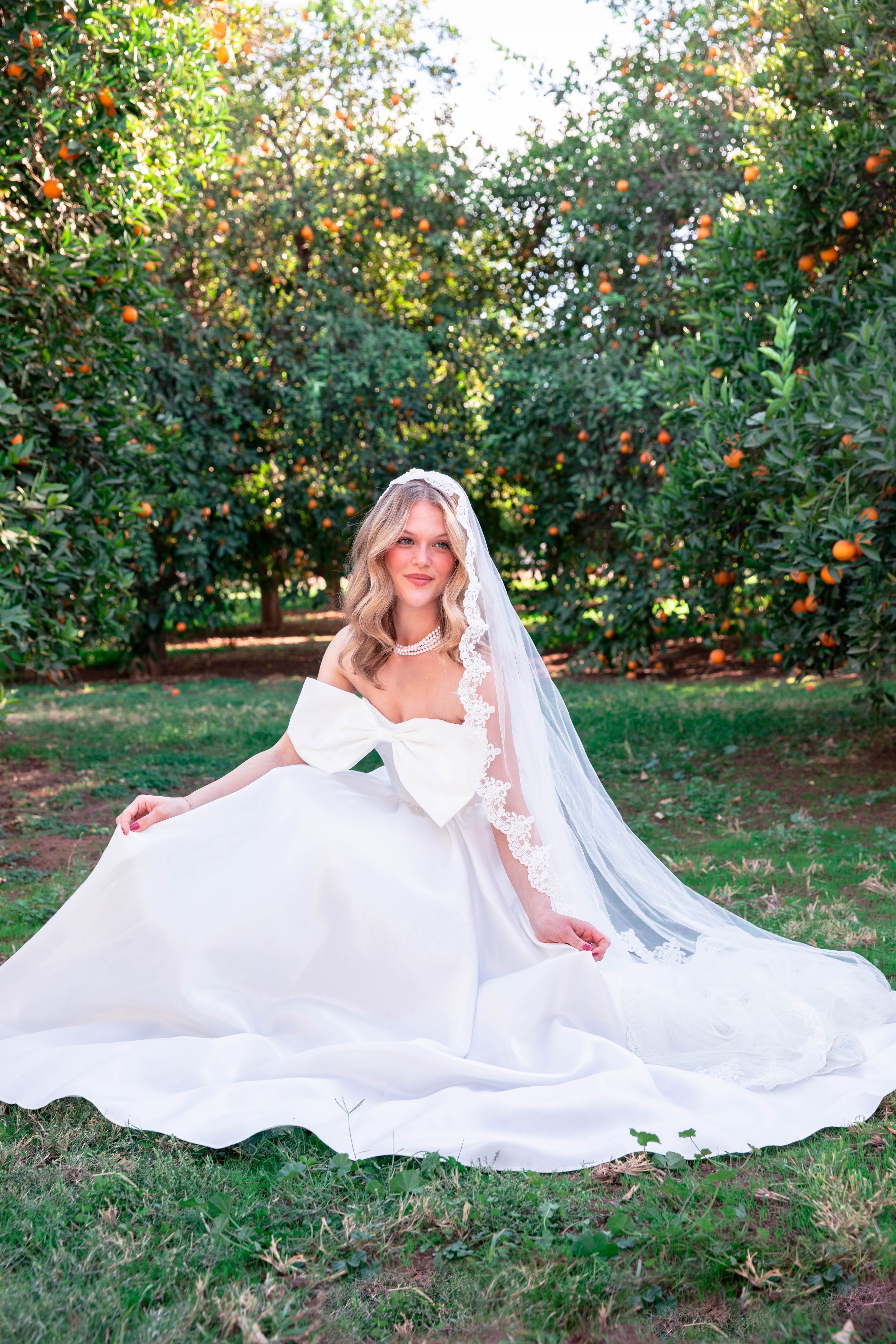 Stunning Bridal Shoot: Big Bows and Floral Magic